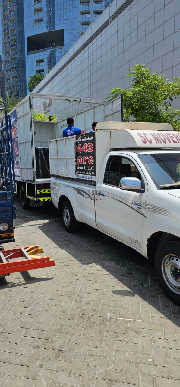 Moving truck for inter-emirate moves from Abu Dhabi